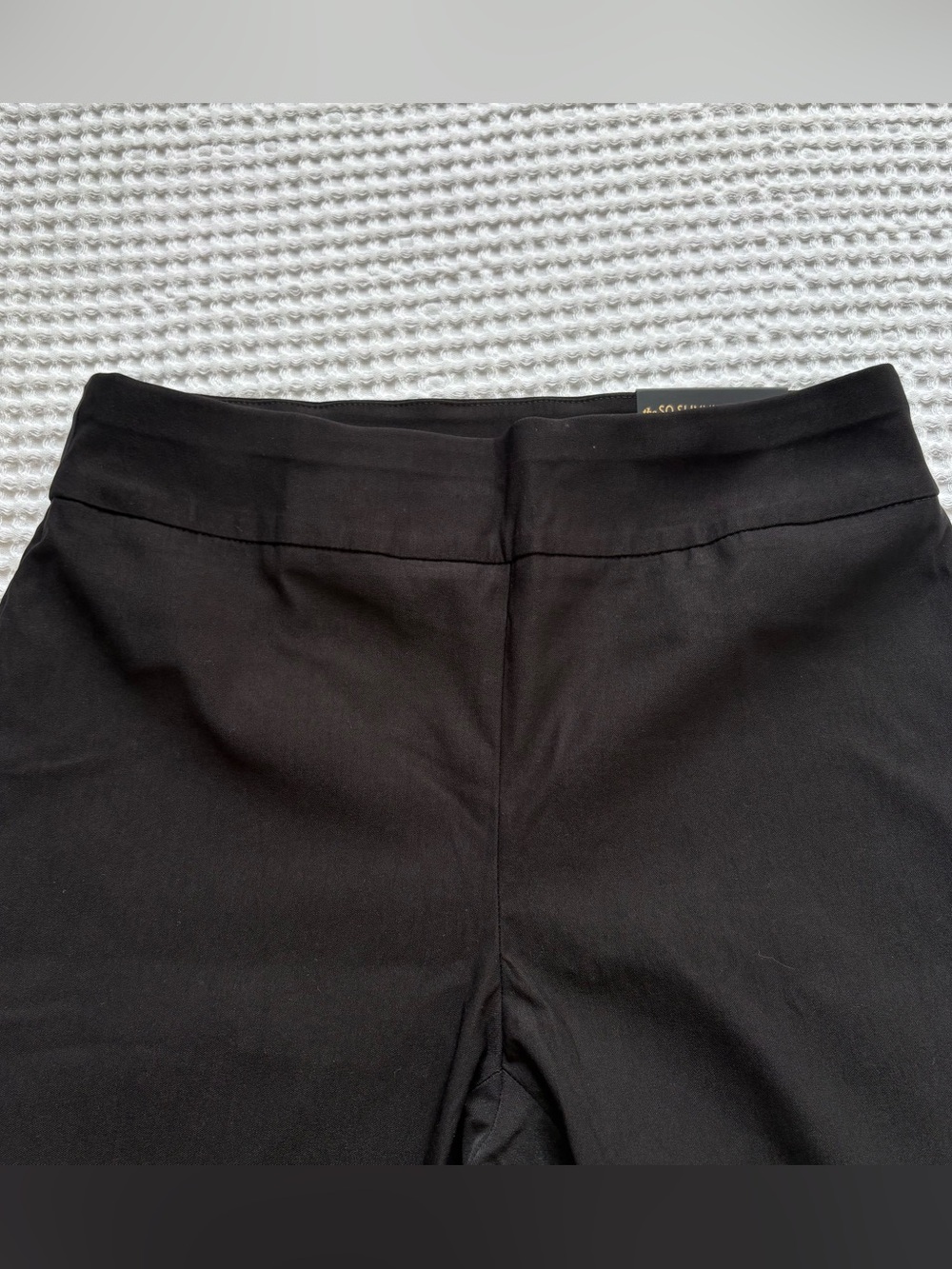 NWT Chico's So Slimming Brigitte Crop Pants Black Pull On Size 0.5 (Women's 6) - Picture 8 of 10